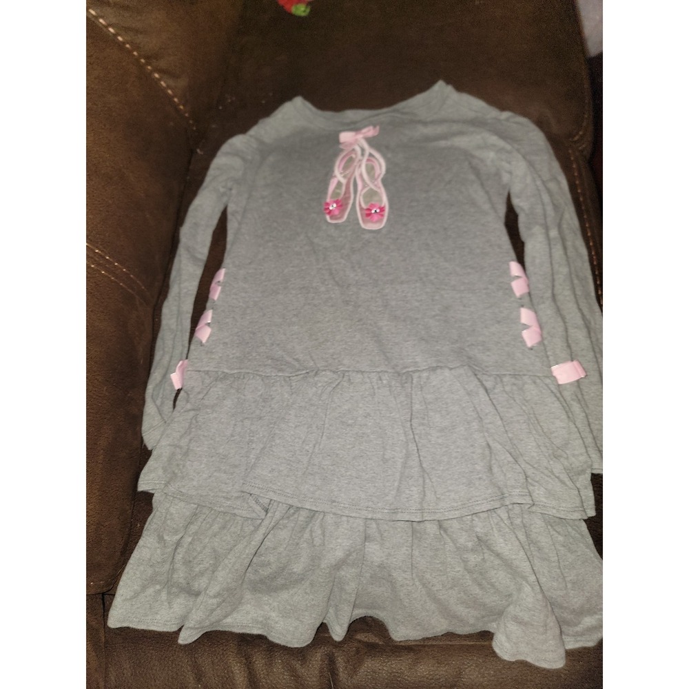 Gymboree glamour ballerina ballet shoes dress size 8